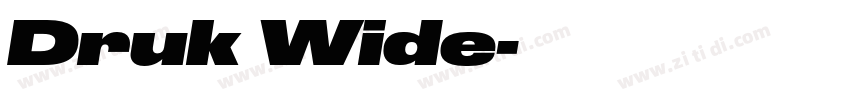 Druk Wide字体转换